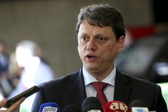 Ministro da Infraestrutura Tarcísio Freiras