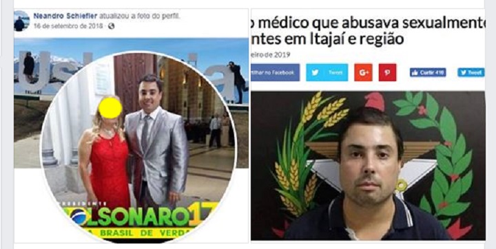 Médico preso em SC