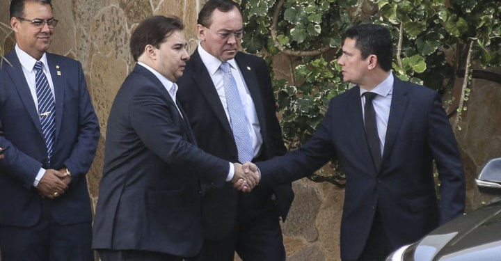 Rodrigo Maia e Sérgio Moro