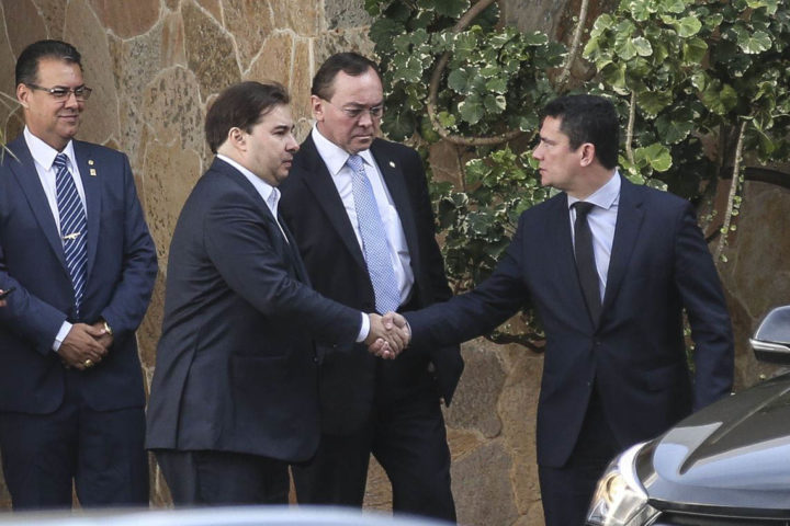 Rodrigo Maia e Sérgio Moro
