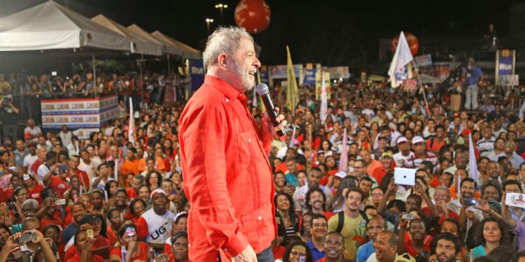 Lula durante evento na Bahia