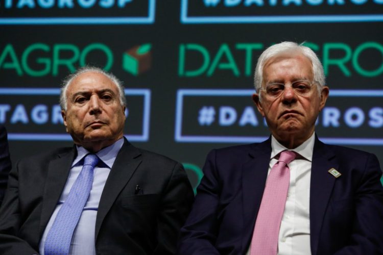Ex-presidente Michel Temer e Moreira Franco