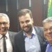 Caio Vianna Vianna entre Geraldo Pudim e Jânio Mendes | Foto: Instagram