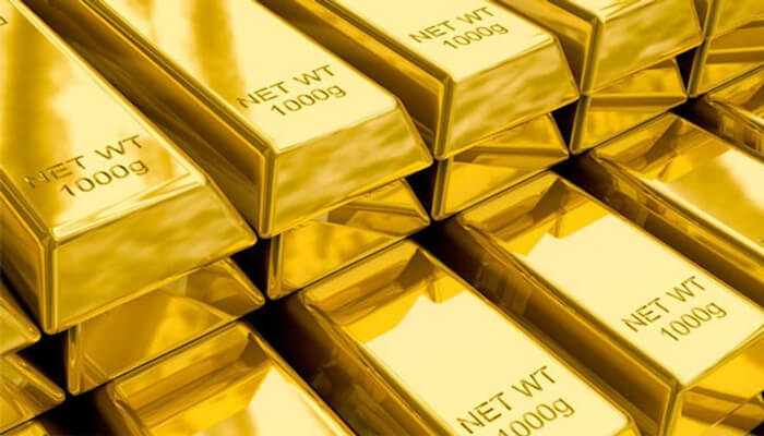 Barras de ouro