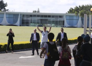Jair Bolsonaro no Palácio do Alvorada