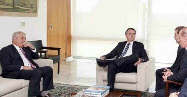 Jair Bolsonaro com o centrão