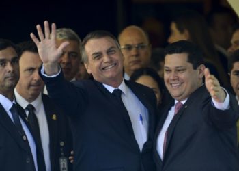 Jair Bolsonaro no encontro com governadores