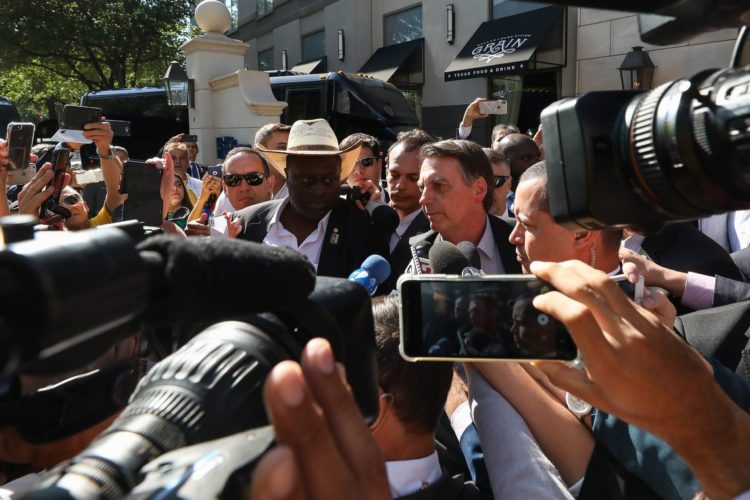 Jair Bolsonaro em Dallas (EUA)