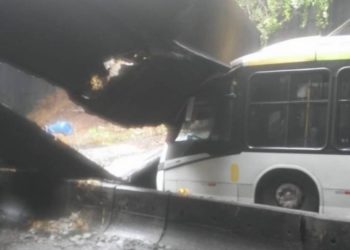 Desabamento em túnel no RJ