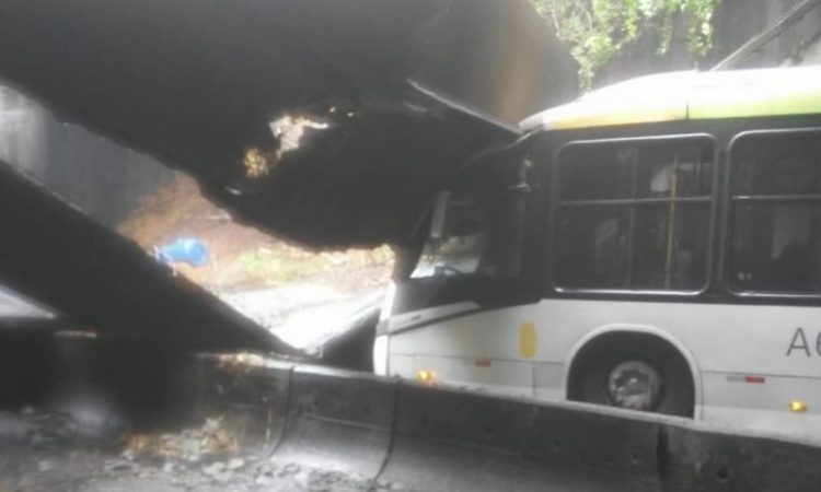 Desabamento em túnel no RJ