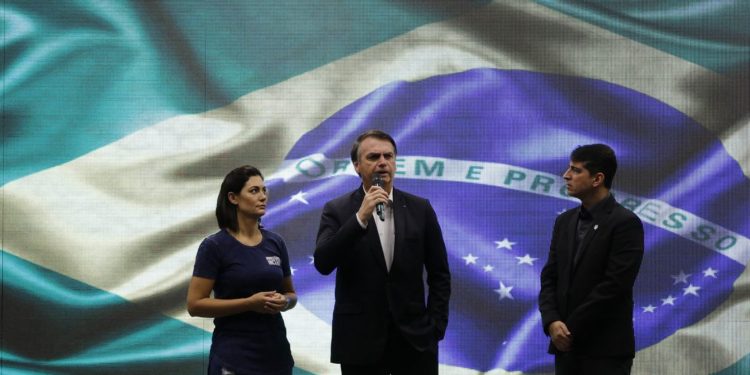 Presidente Jair Bolsonaro na Igreja Batista