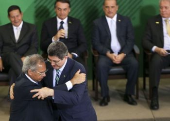 Ministro Paulo Guedes e o Ministro da Economia Joaquim Levy
