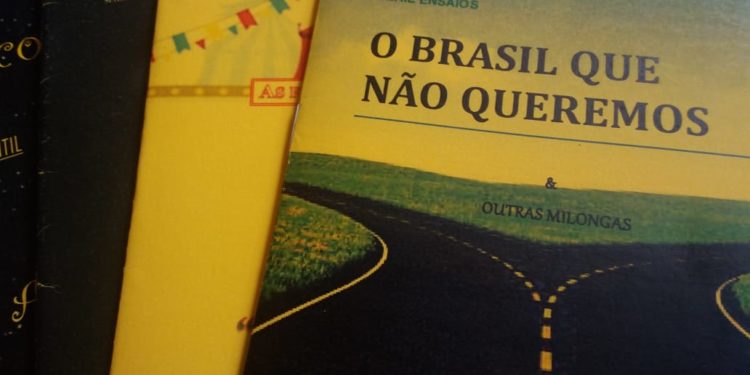 Capa do livro o "Brasil que não queremos e outras milongas"
