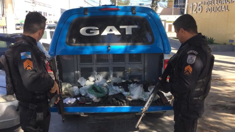 Apreensão de drogas em Cabo Frio (RJ)
