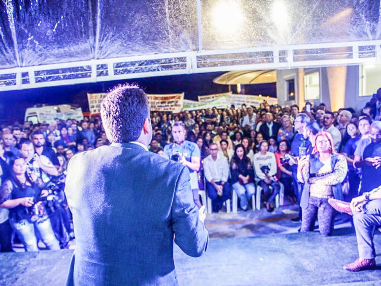 Rafael Diniz - inauguração da UPH em Campos-RJ
