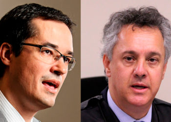 Deltan Dallagnol e o desembargador João Pedro Gebran Neto