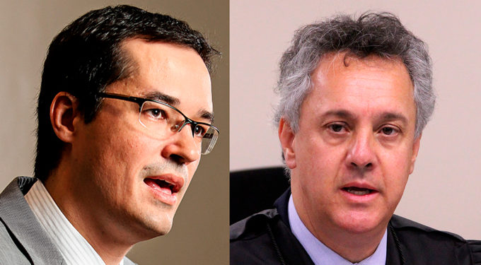 Deltan Dallagnol e o desembargador João Pedro Gebran Neto