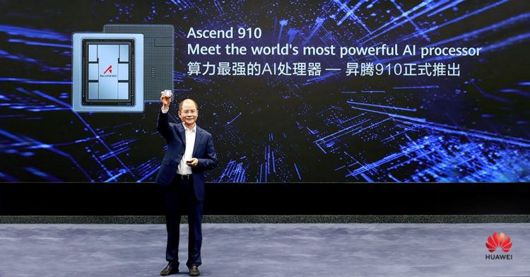 Lançamento do processador Ascend 910 da Huawei