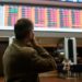 Bolsa de valores em queda