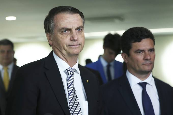 Jair Bolsonaro e Sérgio Moro