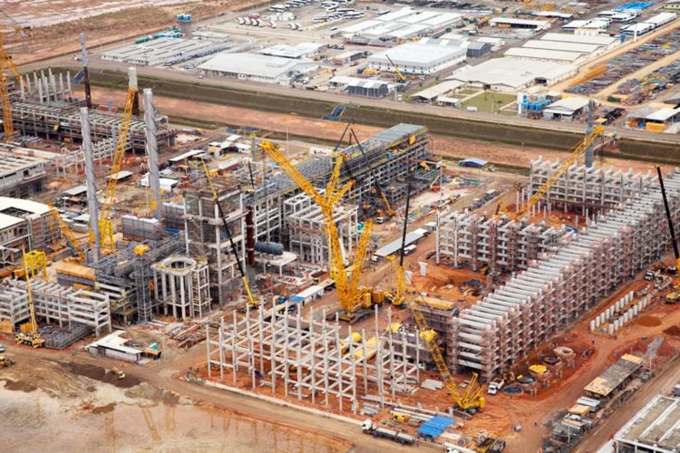 Obras do Comperj