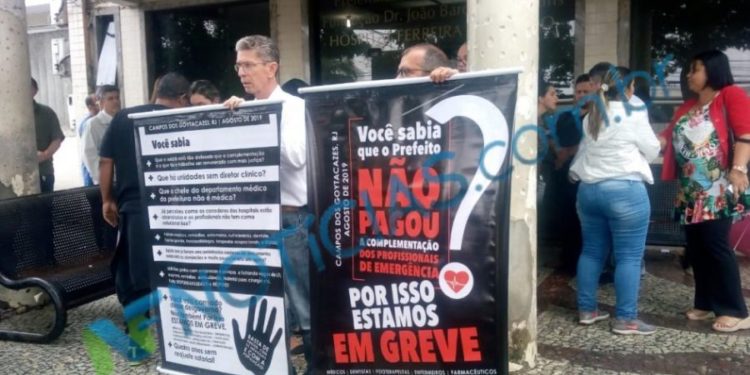 Greve na saúde Campos-RJ