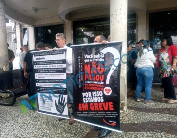 Greve na saúde Campos-RJ