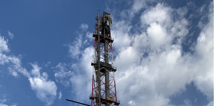 Torre do flare em Itaboraí