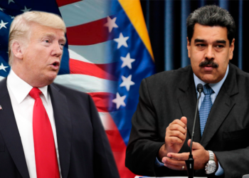 Donald Trump e Nicolás Maduro