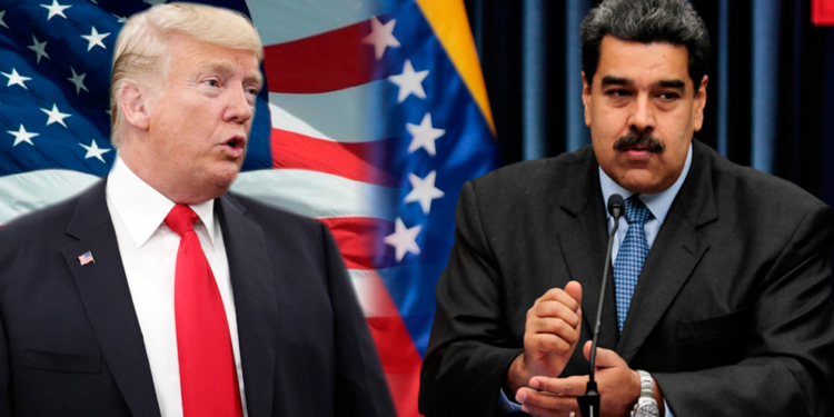 Donald Trump e Nicolás Maduro
