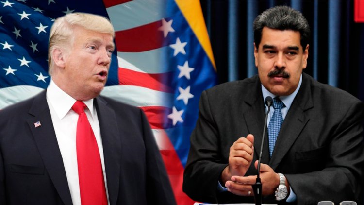 Donald Trump e Nicolás Maduro