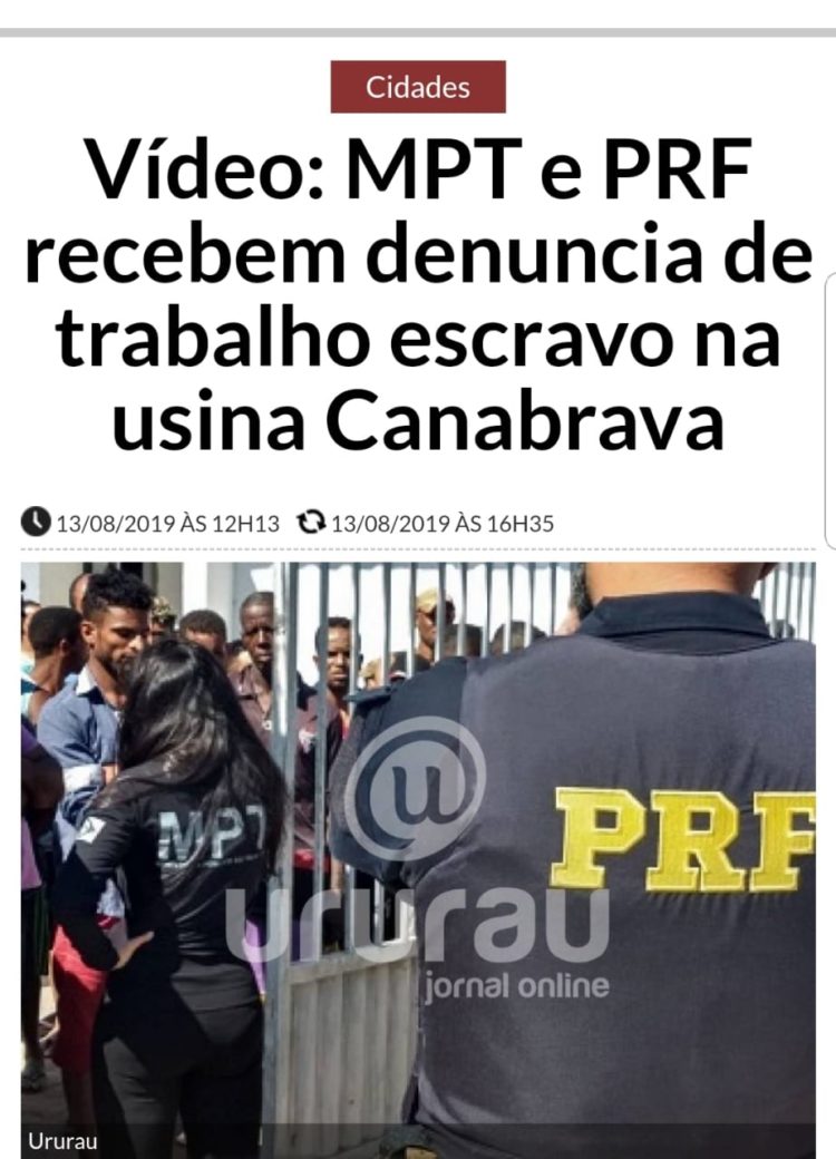 Falsa notícia no site Ururau