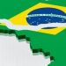 Bandeira simbolizando o Brasil fragmentado