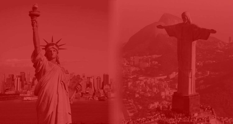 Estátuas que simbolizam a liberdade