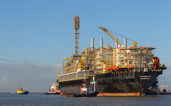 Plataforma de Petróleo na Camada do pré-sal