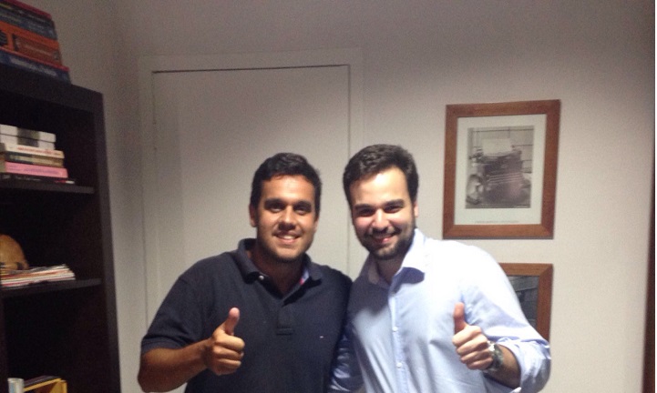 Prefeito de Campos Rafael Diniz e Caio Vianna