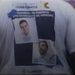 Homem veste camisa com foto de prefeito em inauguração oficial
