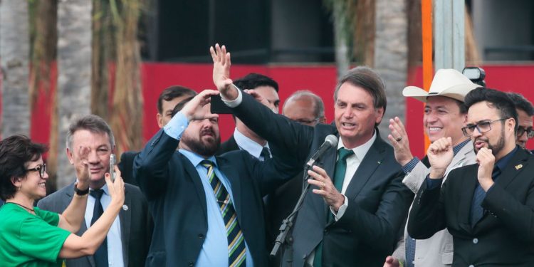 Bolsonaro no lançamento da Aliança pelo Brasil
