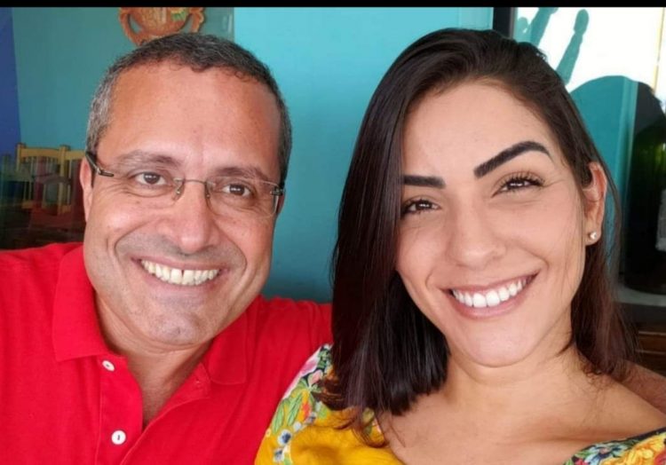 Ex-prefeito de Casimiro, Antônio Marcos e a esposa Ana Débora