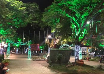 Decoração natalina em Nova Friburgo