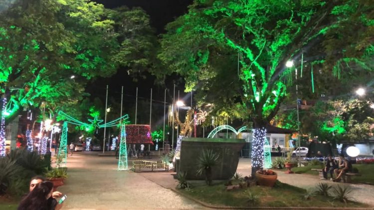 Decoração natalina em Nova Friburgo