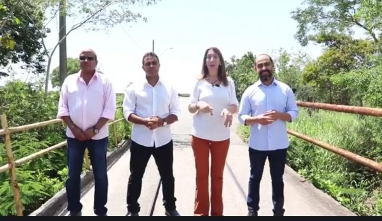 Prefeita de Quissamã Fátima Pacheco com vereadores