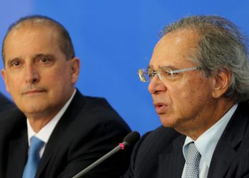 Onyx Lorenzoni e Paulo Guedes