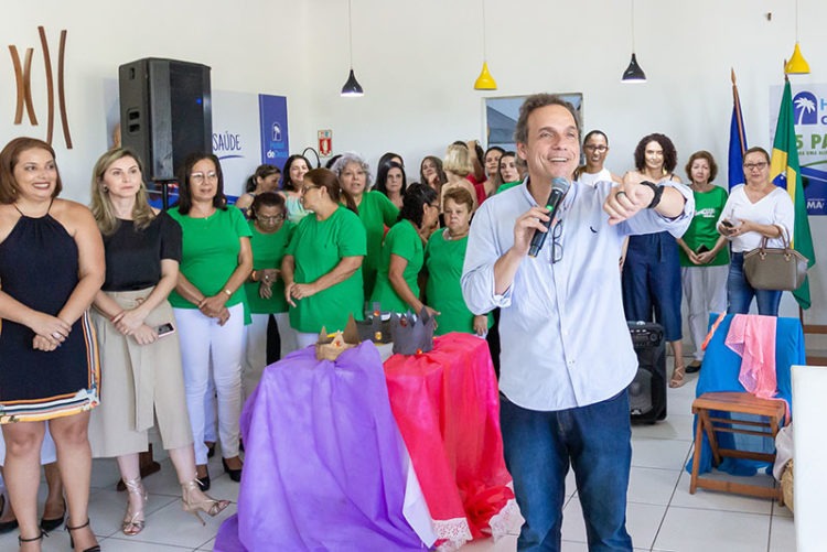 Dr. Aluízio na inauguração do Hotel de Deus