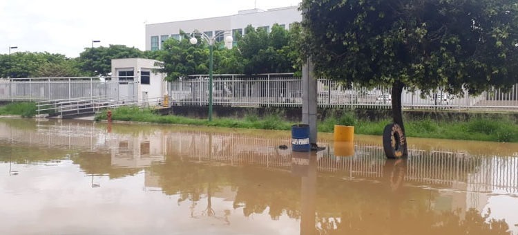 Comarca inundada pela chuva