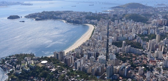 Foto aérea de Niterói-RJ