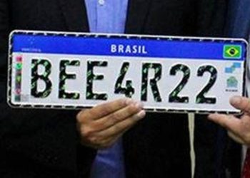 Placa de carros Mercosul