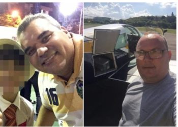 Vitimas de acidente aéreo em Guarapari-ES
