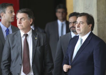 Jair Bolsonaro e Rodrigo Maia