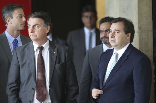 Jair Bolsonaro e Rodrigo Maia